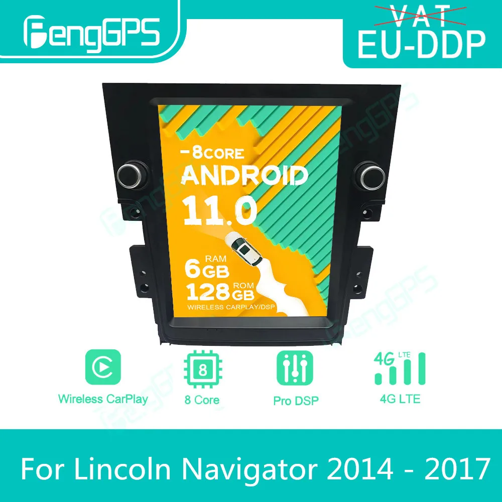 

For Lincoln Navigator 2014 - 2017 ​android Car Radio Stereo Autoradio 2 Din Style Multimedia Player Gps Navi Unit Screen