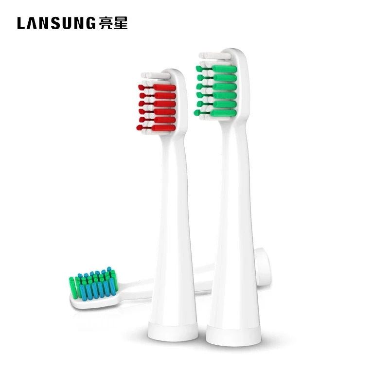 LANSUNG 4Pcs Zahnbürste Kopf Elektrische Zahnbürste Ersatz Kopf Fit für U1 A39 A39PLUS A1 SN901 SN902 Zahnbürste Oral hygiene