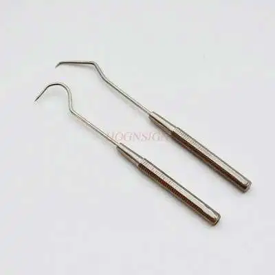 304 Stainless Steel Toothpick Metal Portable Portable Hook Fine Tip Picking Toothpick Cleaning Tooth Cutting Tool Artifact Sale