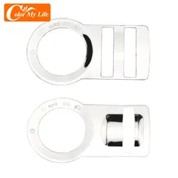 Car Styling Stainless Steel Headlight Switch Decoration Sticker Trim for Chevrolet Malibu Cruze Trax for Opel Mokka ASTRA J