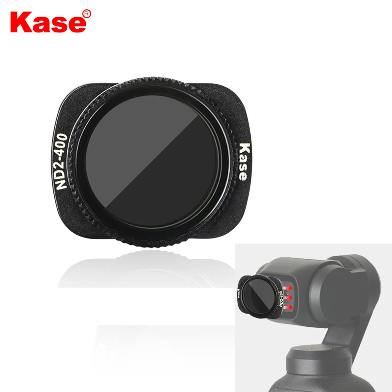 Kase Magnetic Fader ND Filter ND2-ND400 Variable Netural Density Filter ND2-400 Adjustable for DJI Osmo Pocket 2/1 Camera