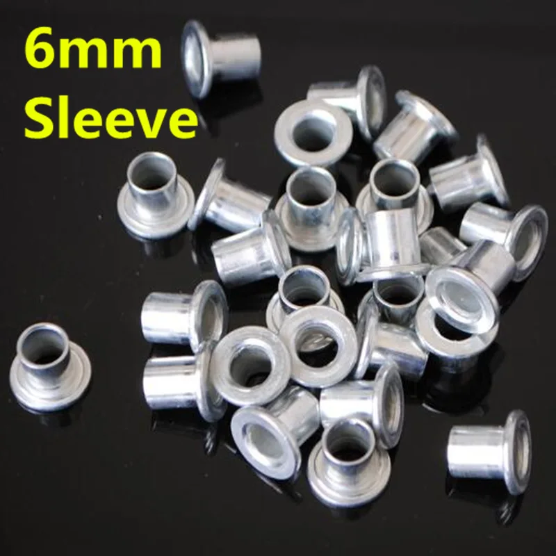 16 pieces 8mm transfer to 6mm Inline Skates wheel bolts sleeve spacer plug adapter for kids children Skate Patines