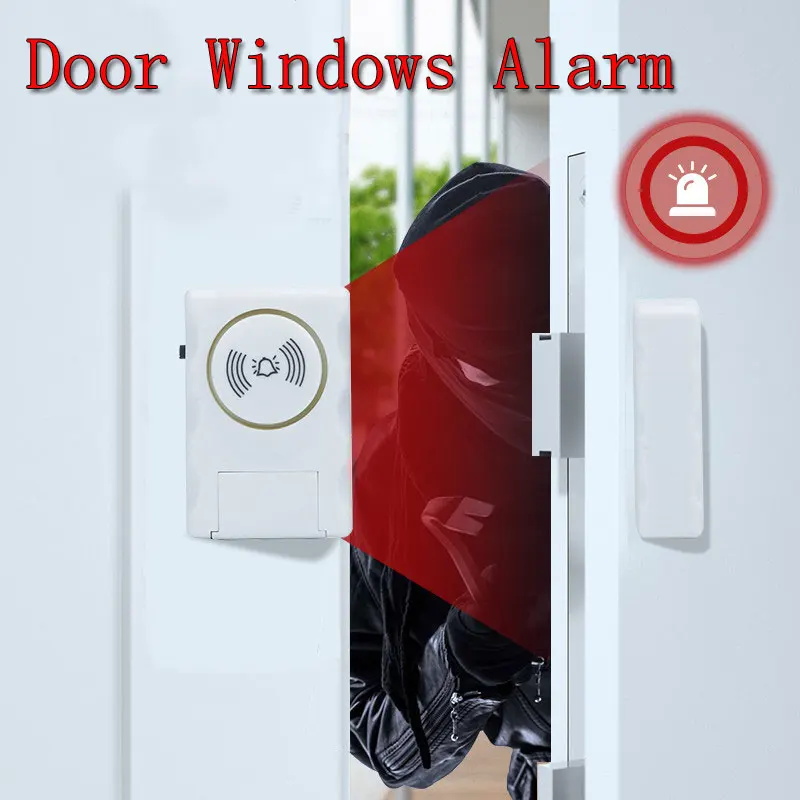 Kids Safety Wireless Entry Home Door Window Burglar Alarm Safety Security Protection Anti-Theft ALARM System Magnetic Sensor