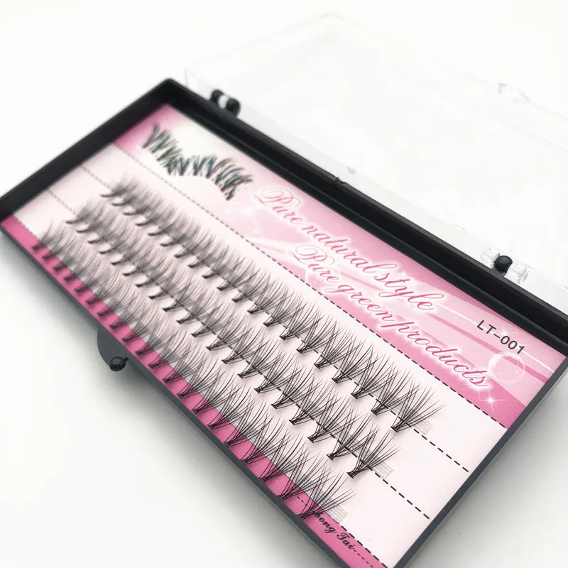 1 box of 60 bunches of grafted eyelashes 10D eyelash extension pure handmade eyelash extension tool wholesale eyelashes