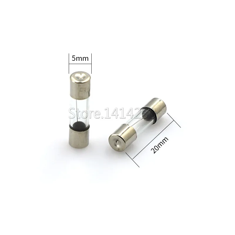 10Pcs 5x20mm 6x30mm Fast Quick Blow Glass Tube Fuse Assorted Kit Fast Blow Glass Fuses 1A 2A 3A 4A 5A 6A 10A 20A 250V 5*20mm