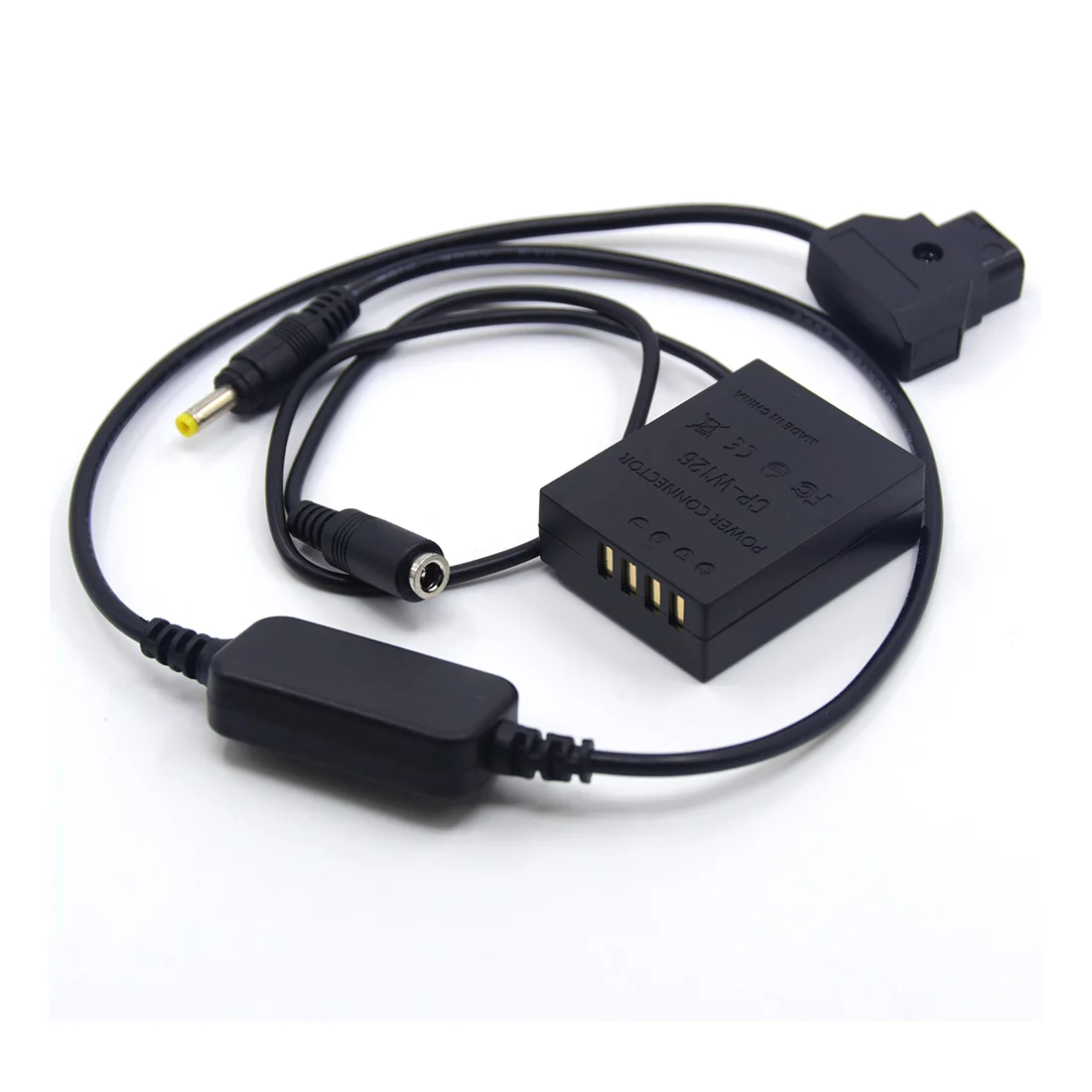 D-TAP step-down Charger Cable + CP-W126 NP-W126 dummy battery for Fujifilm X-A20 A5 X-Pro1 X-E3 E1 X-T20 T10 X-T30 X-T3 T2 T1