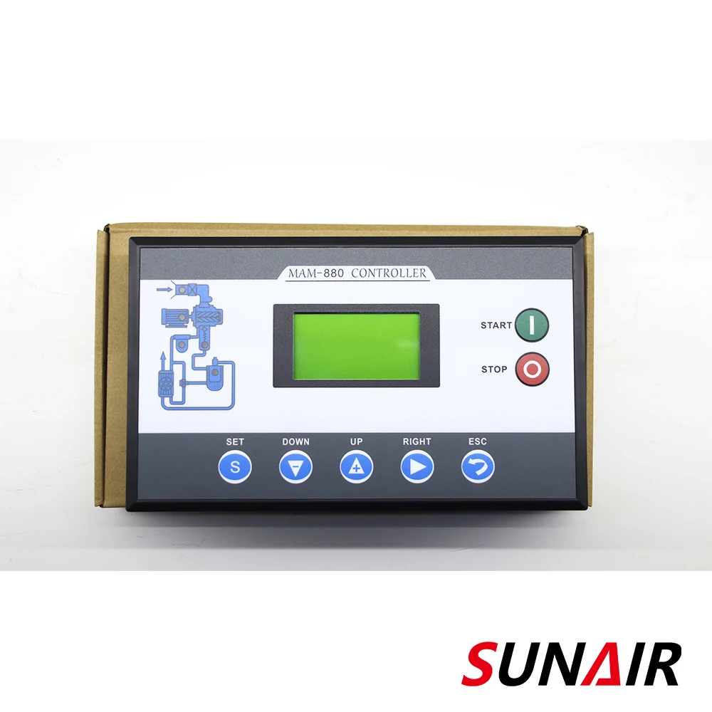 Screw Air Compressor Spare Parts Control Panel MAM880 100A 200A 400A
