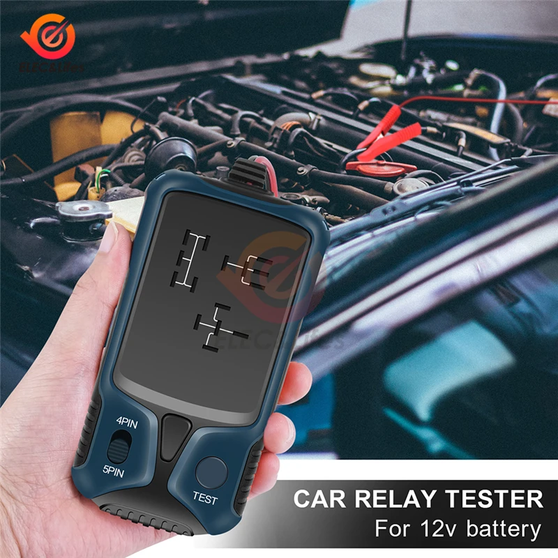 Car Relay Tester 12V Electronic Automotive Relay Tester Universal For Auto Battery Checker Alternator Analyzer Diagnostic Tool