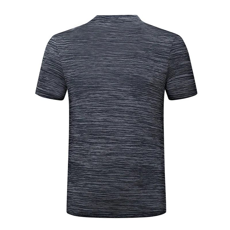 Plus Size 8XL Summer Breathable Running T-Shirt Men Quick Dry Short Sleeve Shirts Loose Gym Fitness Sportswear Tops Customized