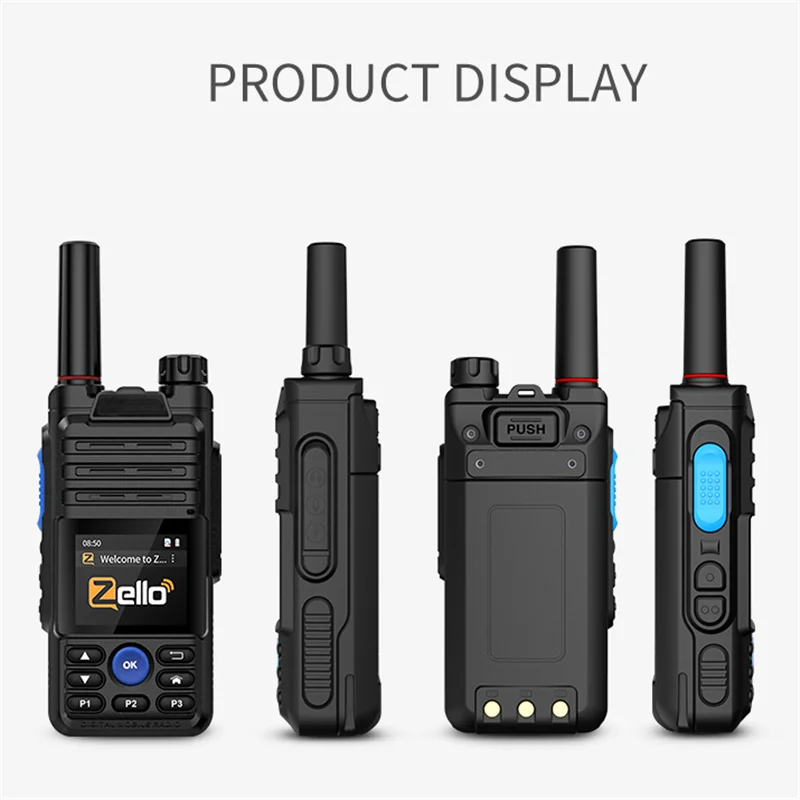 Real Ptt Radio ricetrasmettitore a lungo raggio Realptt & Zello Walkie Talkie 4G Poc Radio WIFI GPS Radio Android Walkie Talkie 5000km