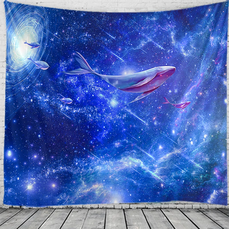 Cosmic starry sky decorative tapestry beautiful starry sky decorative tapestry bedroom background wall decorative tapestries