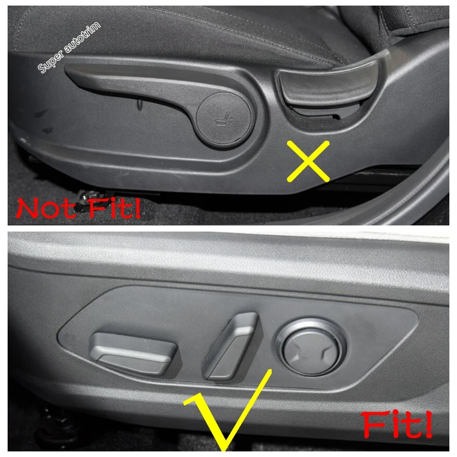 Interior Frame Mouldings Seat Adjustment Button Cover Trim Accessories For Hyundai Tucson NX4 2021 - 2025 / SANTA CRUZ 2022-2024