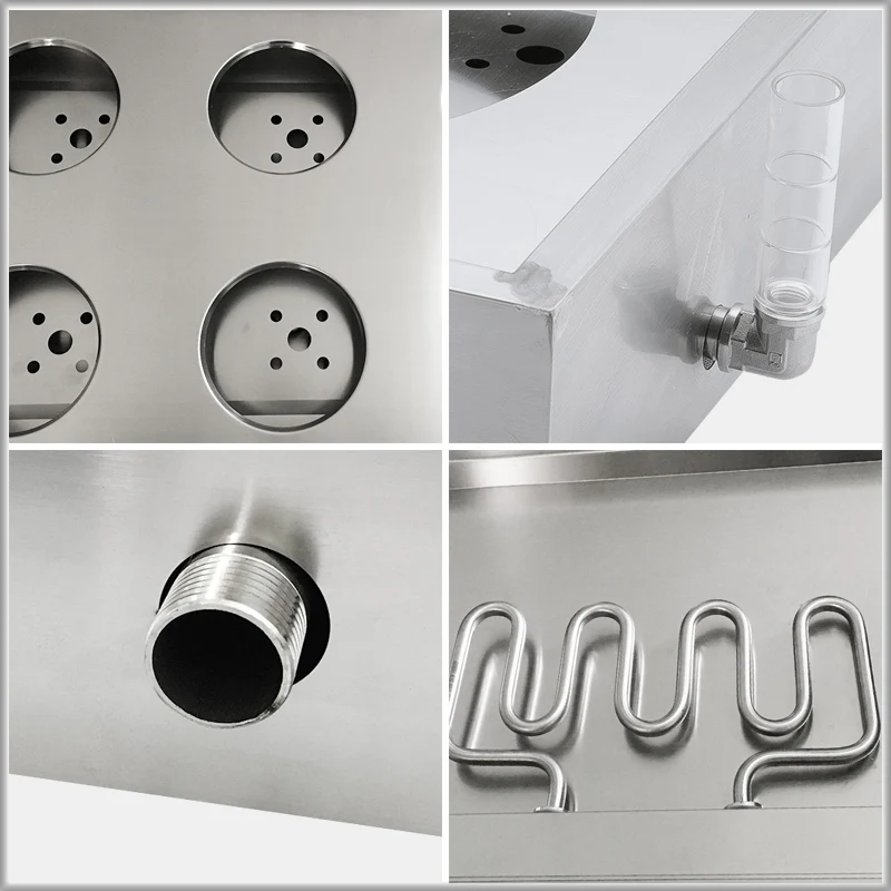 XEOLEO Steaming Buns Machine Electric Six-hole Desktop Stainless Steel Heat Preservation Stove Restaurant Commercial Furnace