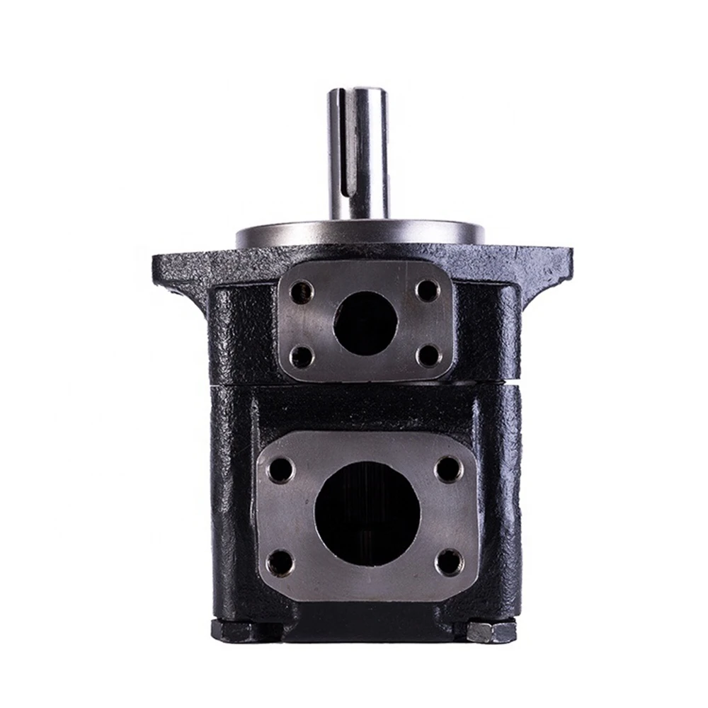 

T6E Industrial Hydraulic Oil Pumps T6 Vane Pumps Spline Shaft Denison Replacement Rotation :CCW