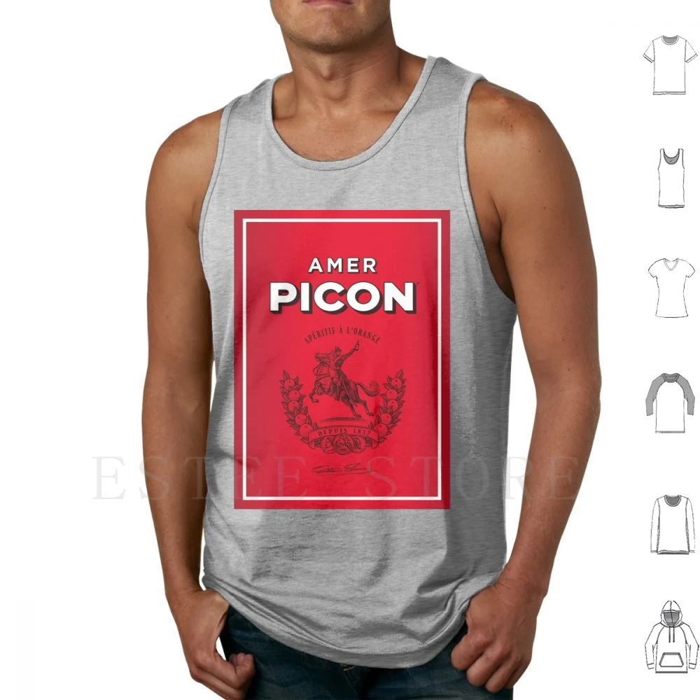 Amer Picon Tank Tops Vest Sleeveless Picon Beer