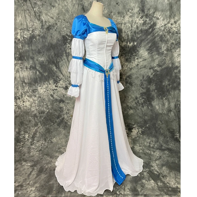 New Arrival Custom Made Carnival Halloween Party Swan Lake Princess Cosplay Costume Fancy White Dress