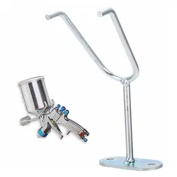 HVLP Gravity Feed Paint Spray Gun Holder Stand Wall Bench Mount Stand Booth Cup / Fixed Bracket Support Accessories