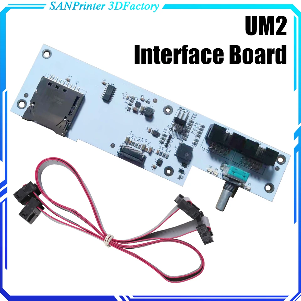 UM2+ 2 Interface Board Integrated SD Card Slot + Encoding Navigation Keys Genuine Spot 3D Printer Parts