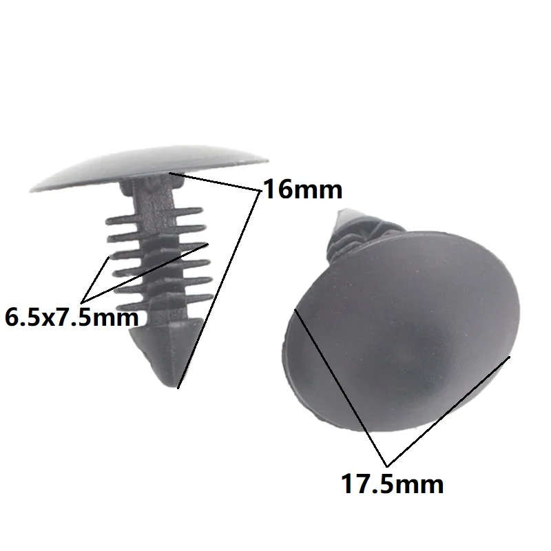 Plastic Rivets Clips Auto Fasteners Car Trunk Roof Door Trim Panel Retainer Vehicle Universal