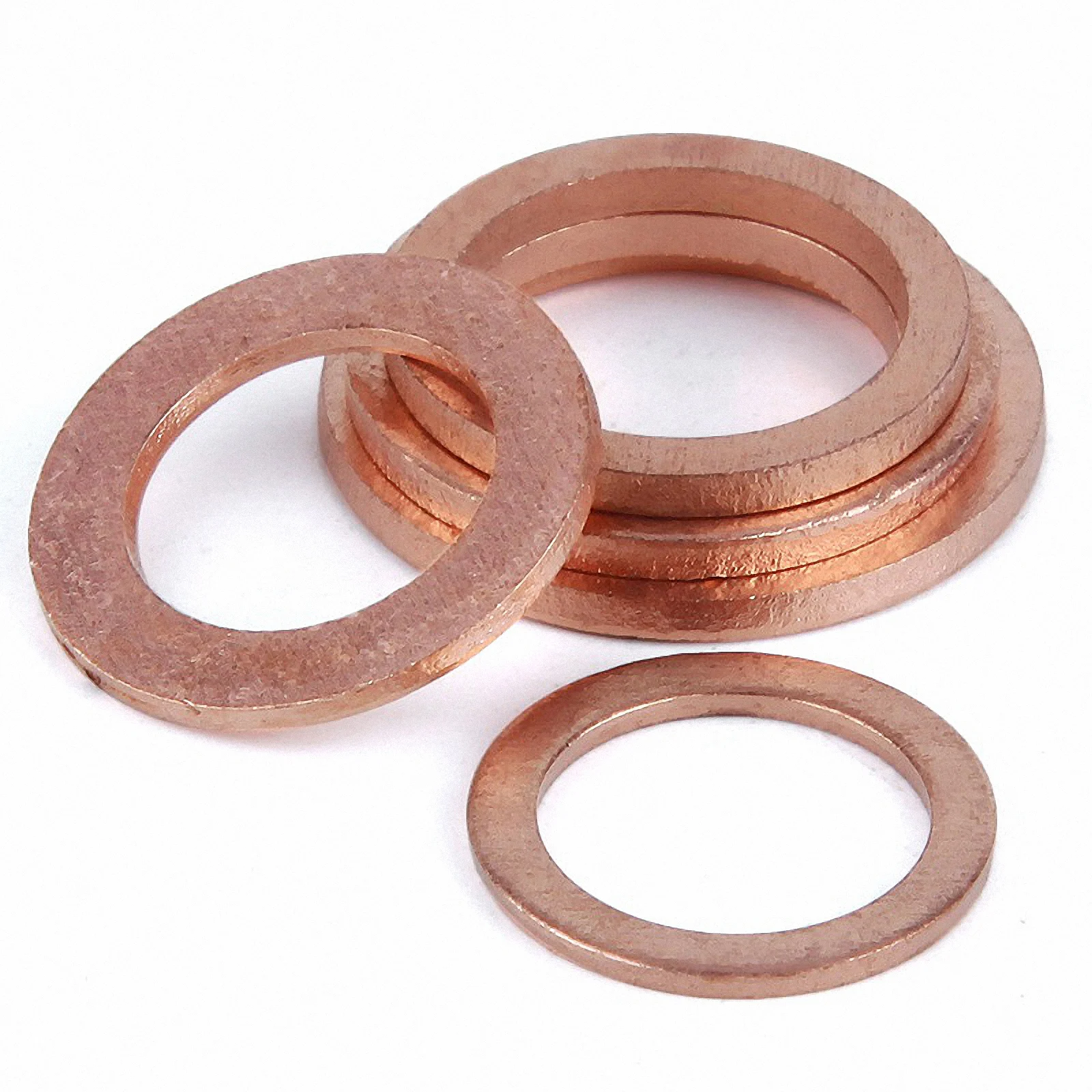 1/2/5/10/25 Con M5 - M48 Đỏ Chắc Chắn Đồng Hàn Kín Máy Giặt Đệm Hút Bùn Inox cắm Dầu Cho Thuyền Phẳng Cói Vòng Công Cụ Phần Cứng Phụ Kiện
