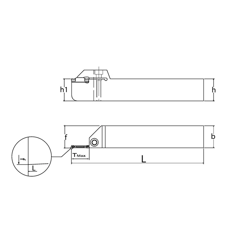 TTER 1616 2020 2525 White Grooving Turning Tool Holder High Quality CNC Cutting Tool Lathe Tools For TDC 2 3 4 Inserts