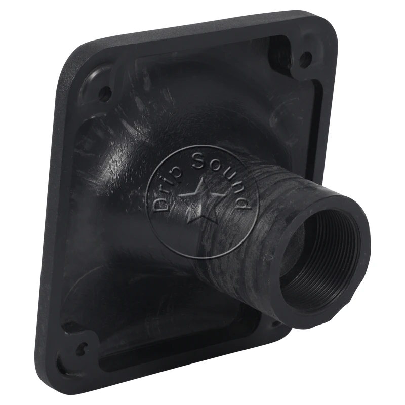 Altavoz de boca de Tweeter con núcleo de 34mm, conector adaptador de altavoz de agudos para escenario, placa de brida para cabezal de conducción de bocina Clarion # Negro