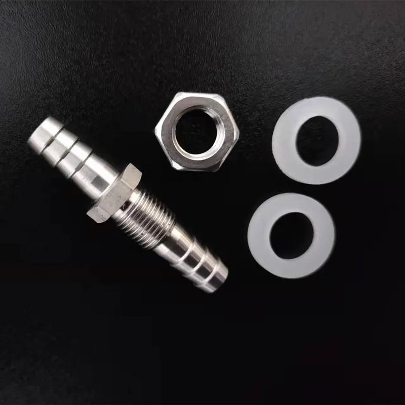 

4mm 6mm 8mm 10mm 12mm 14mm 16mm 19mm 25mm Hose Barb Partition 304 Stainless Steel Barbed Pipe Fitting Fitting Adapter