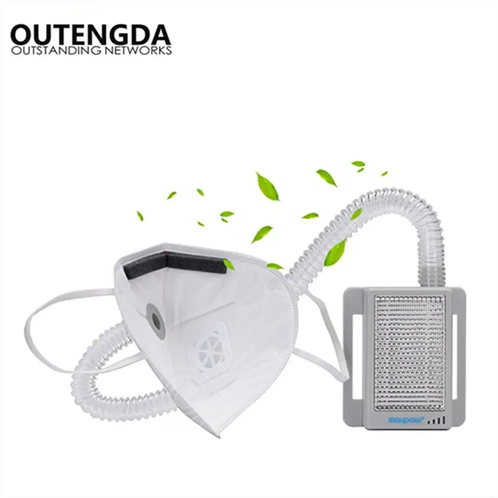 

HEPA13 high efficiency filter smog dust virus air purifier mobile lung protection electric air supply respirator