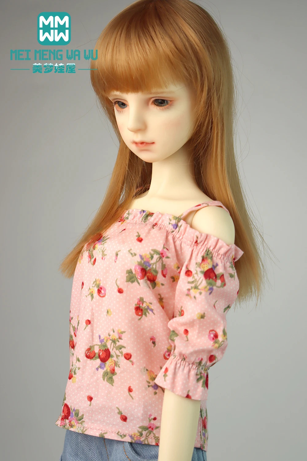 

BJD Doll clothes Accessories 58-60CM 1/3 SD DD Toys Ball Jointed Doll Fashion camisole, denim shorts Girl's gift