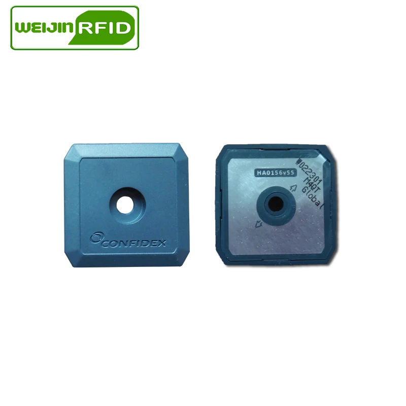 UHF RFID anty-metalowe tagi Confidex Ironside Micro 915MHz 868MHz Impinj Monza4QT 10 sztuk darmowa wysyłka trwałe pasywne tagi RFID ABS