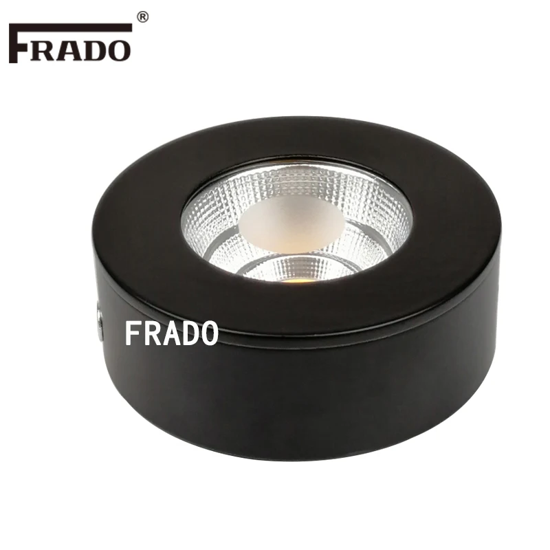 Imagem -06 - Holofote Led Ultrafino sem Gotejador Cob 5w 7w v v Iluminação Embutida em Branco e Preto Novo