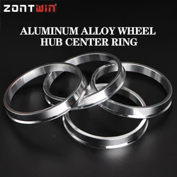 Anillos Centric para buje de rueda de aluminio, 4 unidades/lote, 65,1-60,1, 64,1-57,1, 70,1-63,4, 67,1-65,1, 70,1-64,1, 72,6-60,1, 60,1-57,1mm