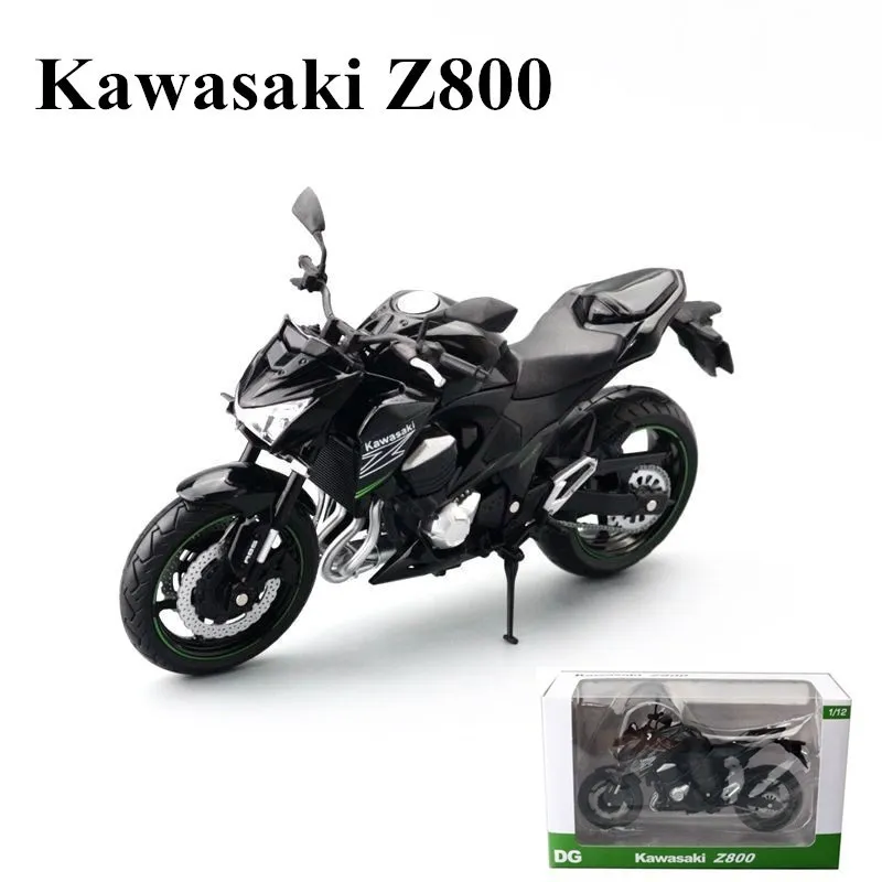 カワサキZ800モーターサイクルコレクション,スケール1:12,子供用,レーシングオートバイ,ABS,新モデル