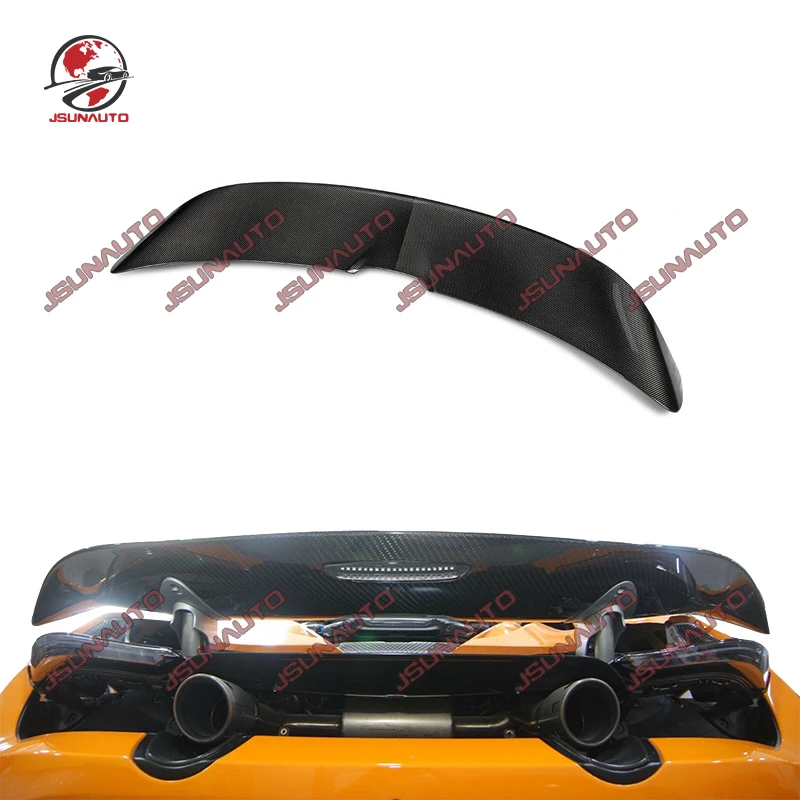 Rear Wing OEM Style Matte Carbon Fiber Spoiler Wing For Mclaren 720S MSO Rear Wing Spoiler Diffuser Body Kit