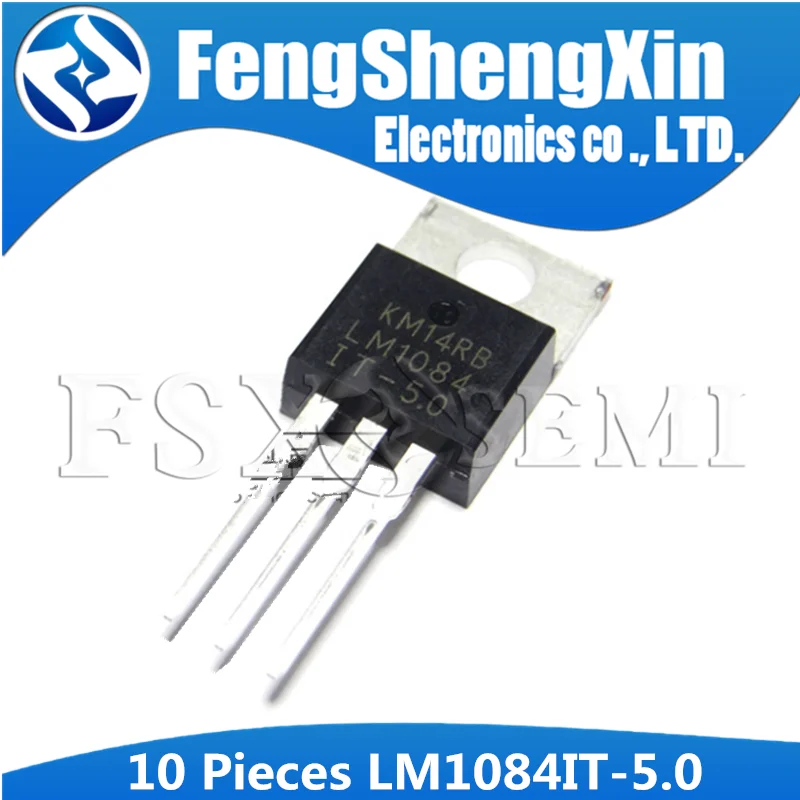 10pcs LM1084IT-3.3 LM1084IT-5.0 LM1084IT-ADJ TO220 LM1084IT LM1084 Chips