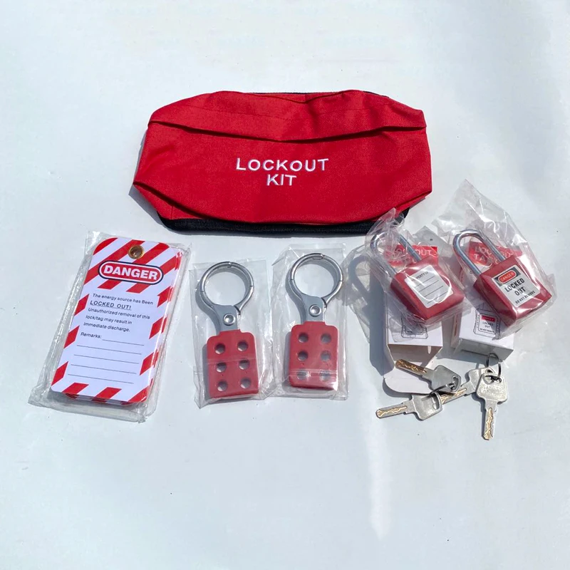 Lockout Tagout Kit - Safety Lockout Padlocks Loto Hasps Lockout Tagout Tags Loto Locks Set Electrical Lock Out Tag Out Kits