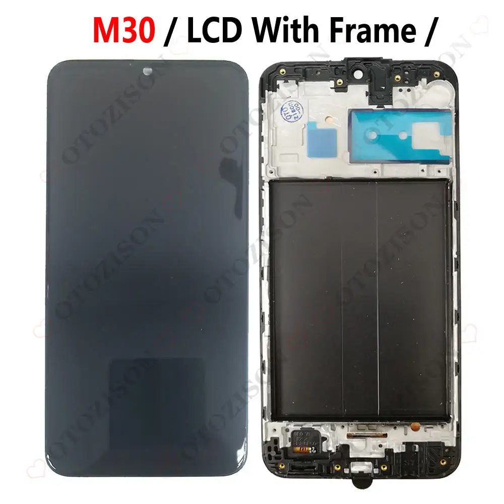 AMOLED LCD For Samsung For Galaxy M30 LCD M305 M305F M305G Display M30S M307 M307FN Screen Touch Digitizer Assembly Replacement