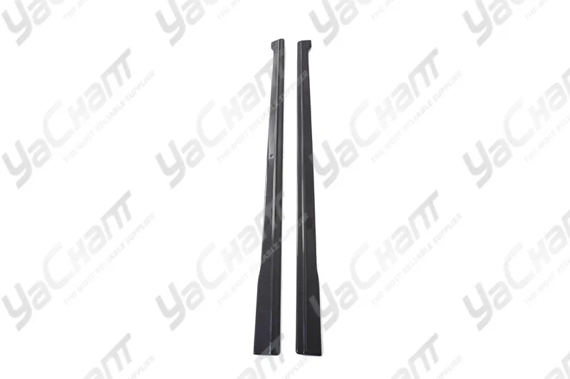 Car-Styling Carbon Fiber Side Skirts Fit For 2015-2017 RS6 C7 Maxton Style Side Skirts Extension Underboard