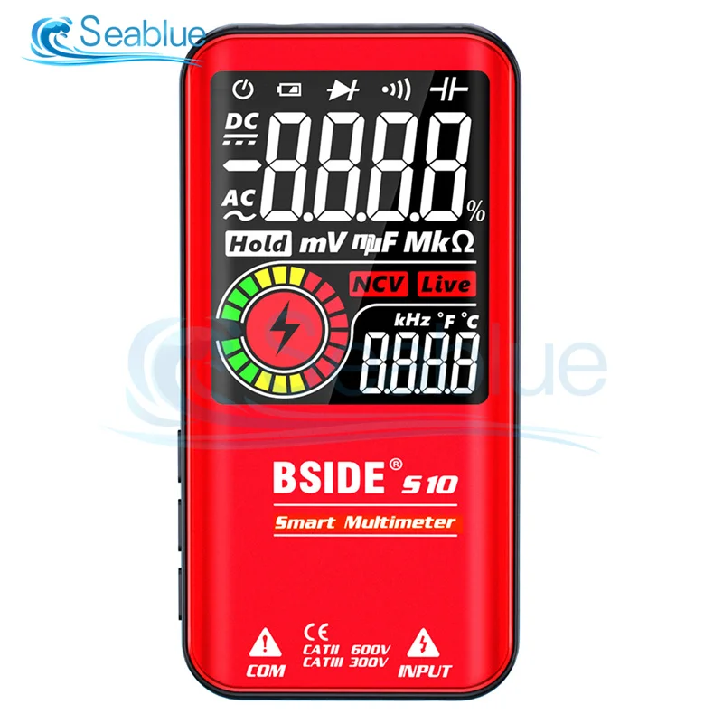 S11 Smart Large-screen Multimeter Color Screen Multimeter Built-in Lithium Battery