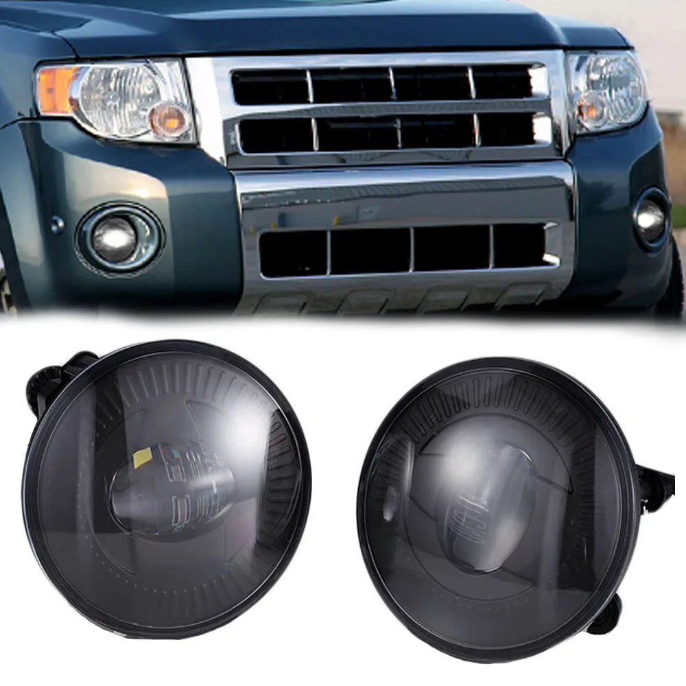 2X LED Fog Lights Driving Lamps For Chevrolet Suburban Tahoe 07-13 Avalanche 10-13 Camaro 2015 Silverado GMC Sierra Acadia Yukon