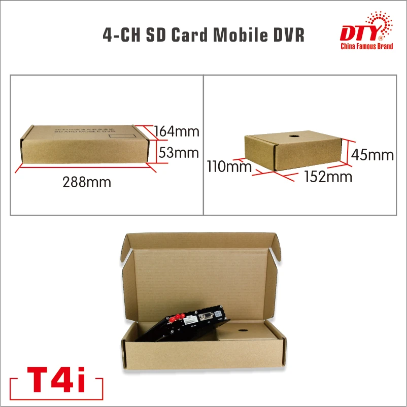 3G GPS MDVR 4CH 720P /960P Full HD MDVR SD Card
