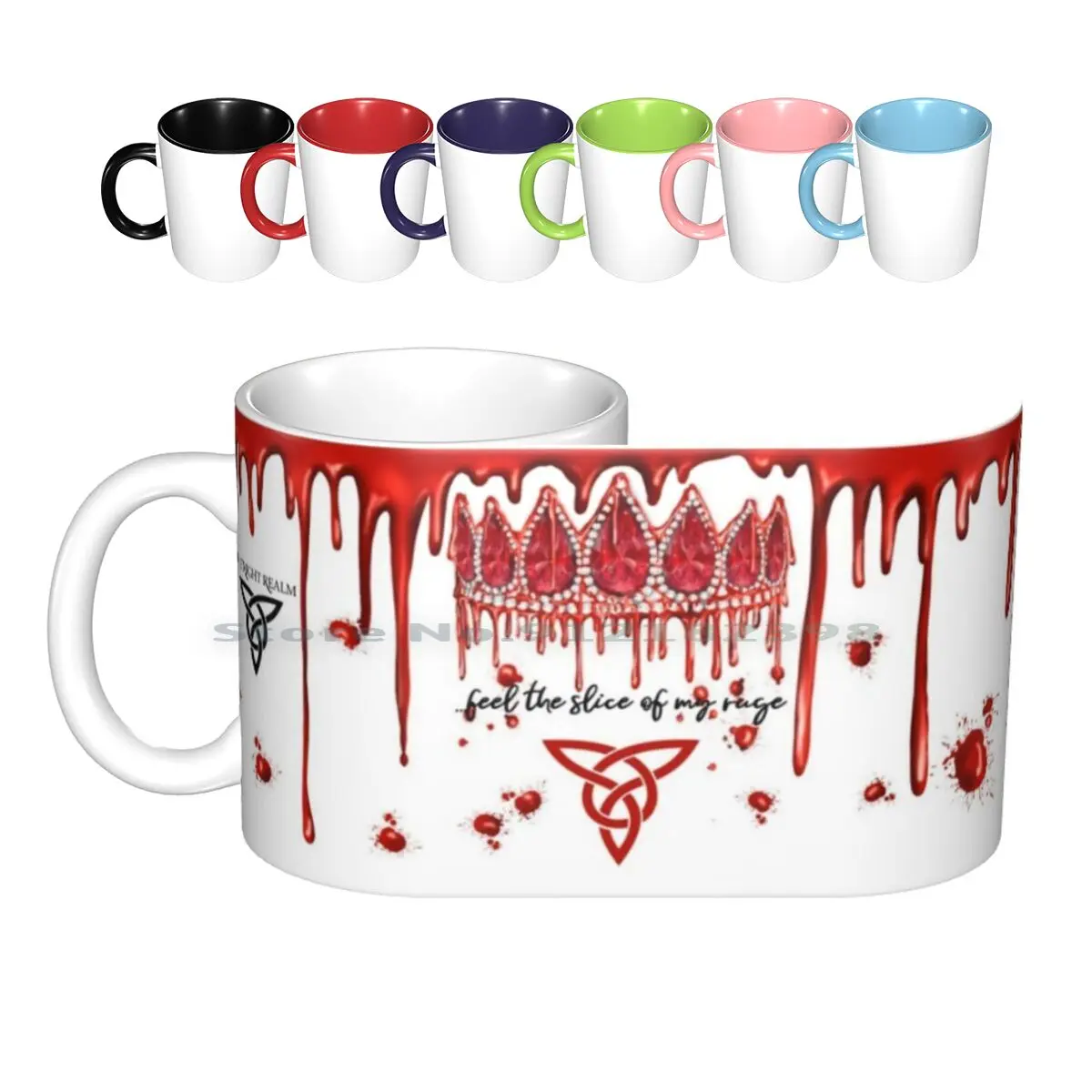 Savina Rage Ceramic Mugs Coffee Cups Milk Tea Mug Savina Rage Mage Midnight Mage Chandelle Lavaun Megan Montero Ellie Stellan