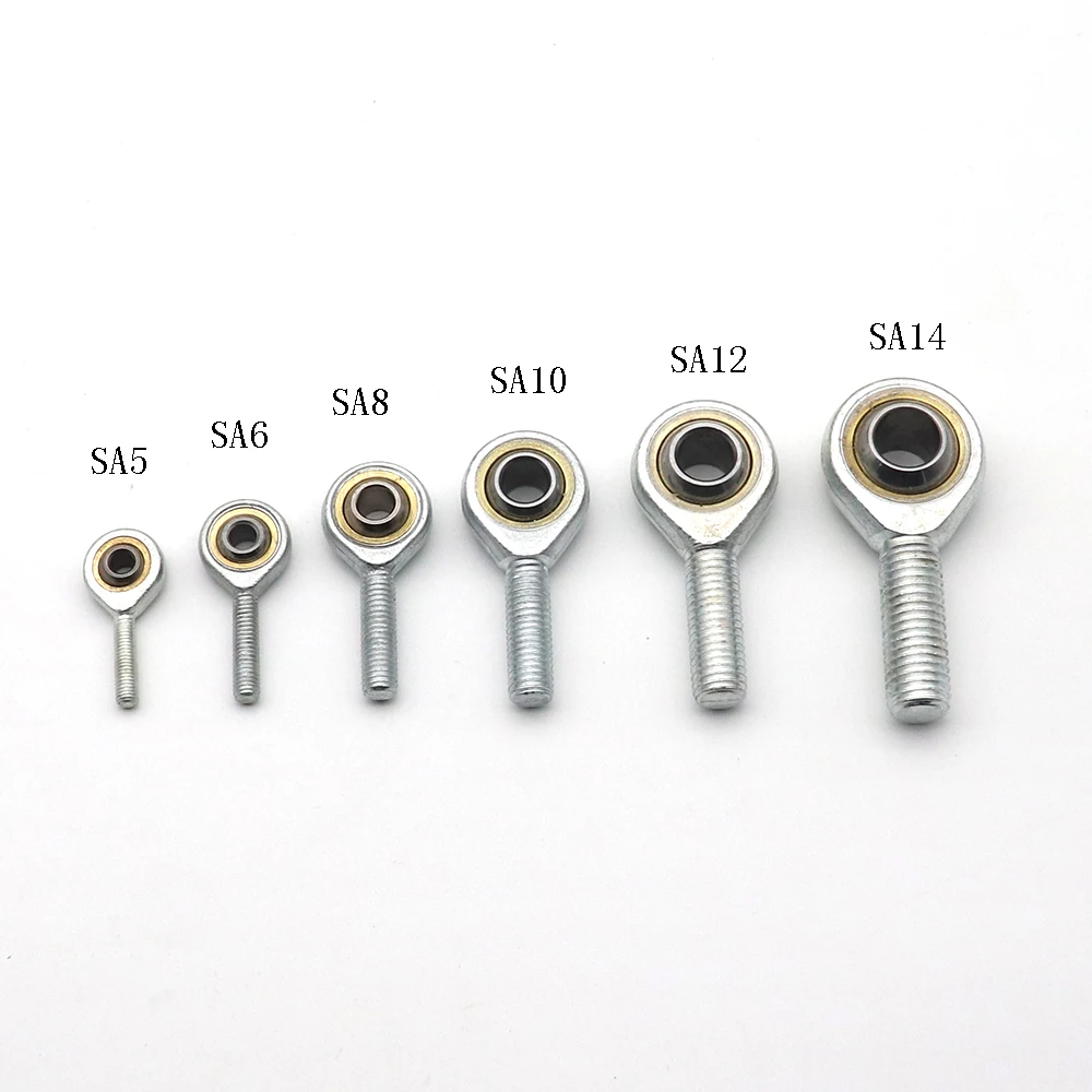 1PCS 6mm male SA6(L)T/K POSA6L Left Hand Ball Joint Metric Threaded Rod End  Bearing SA6(L)TK  For rod