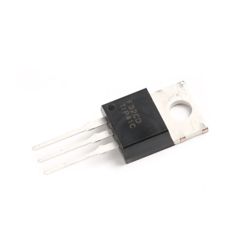 10PCS TIP41C TO-220 NPN Darlington Power Transistor Bipolar Junction BJT Powerful Triode Tube Fets 6A 100V Integrated Circuits