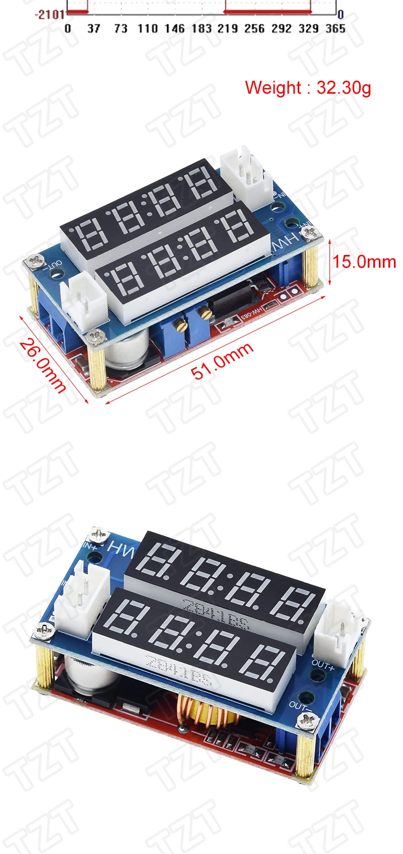 TZT 5A DC zu DC CC CV Lithium-Batterie Step down Lade Board Led Power Converter Lithium Ladegerät Step Down Modul XL4015 – Detail 22