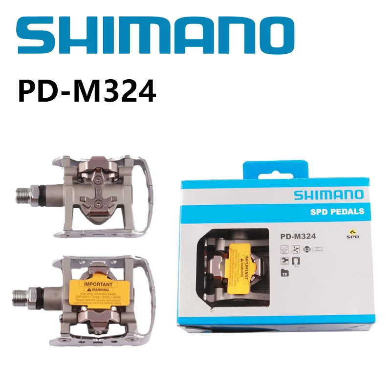 Shimano PD-M324 Multi Purpose SPD Pedals MTB Clipless Clip Touring Mountain PD-M324