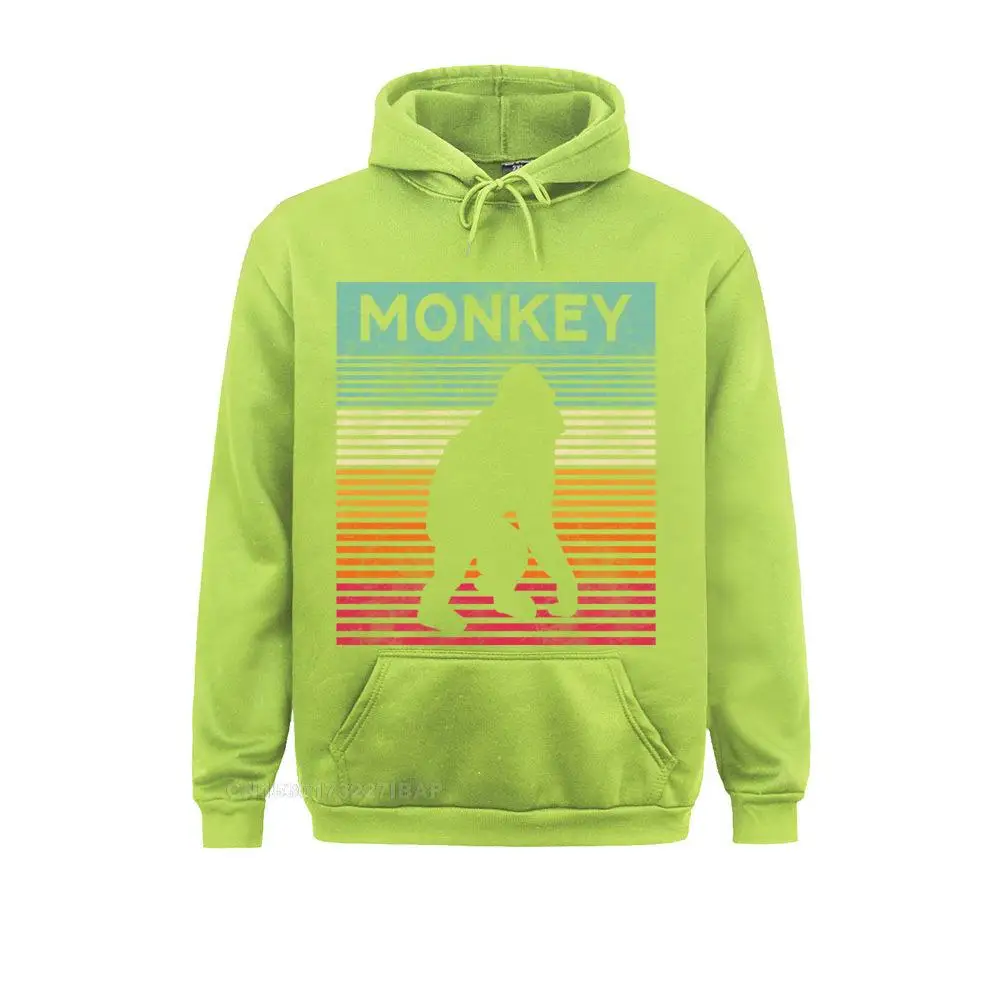 Retro Monkey Vintage Ape Monkey Pullover Hoodie Classic Men Sweatshirts Special Long Sleeve Hoodies England Style Hoods