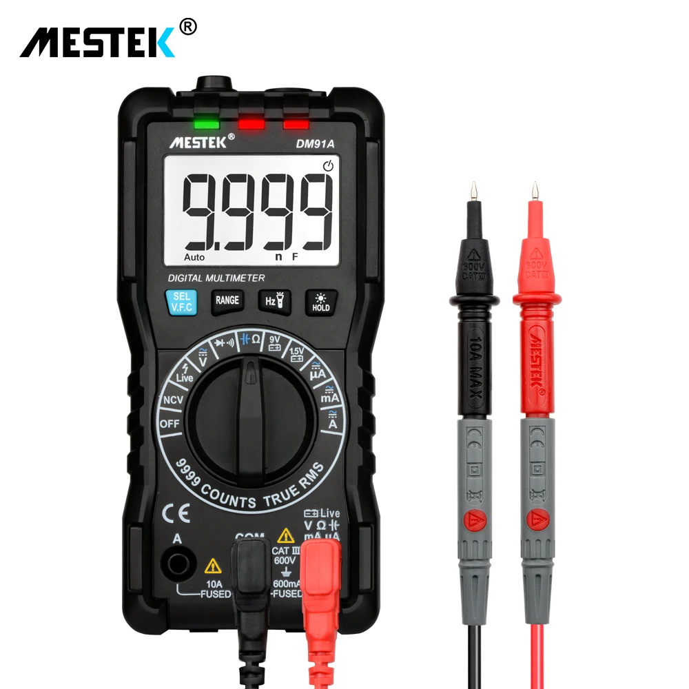 Intelligent multimeter DM91A/DM91S multimeter 9999 counts smart auto range tester multimetre multi meter multitester