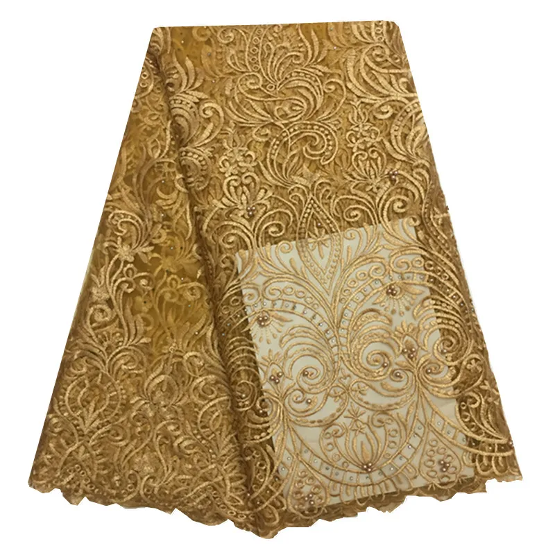 

Special sale African Tulle Lace FabricHigh Quality Lace Material Net French Embroidery Nigeria Lace Beaded Fabric