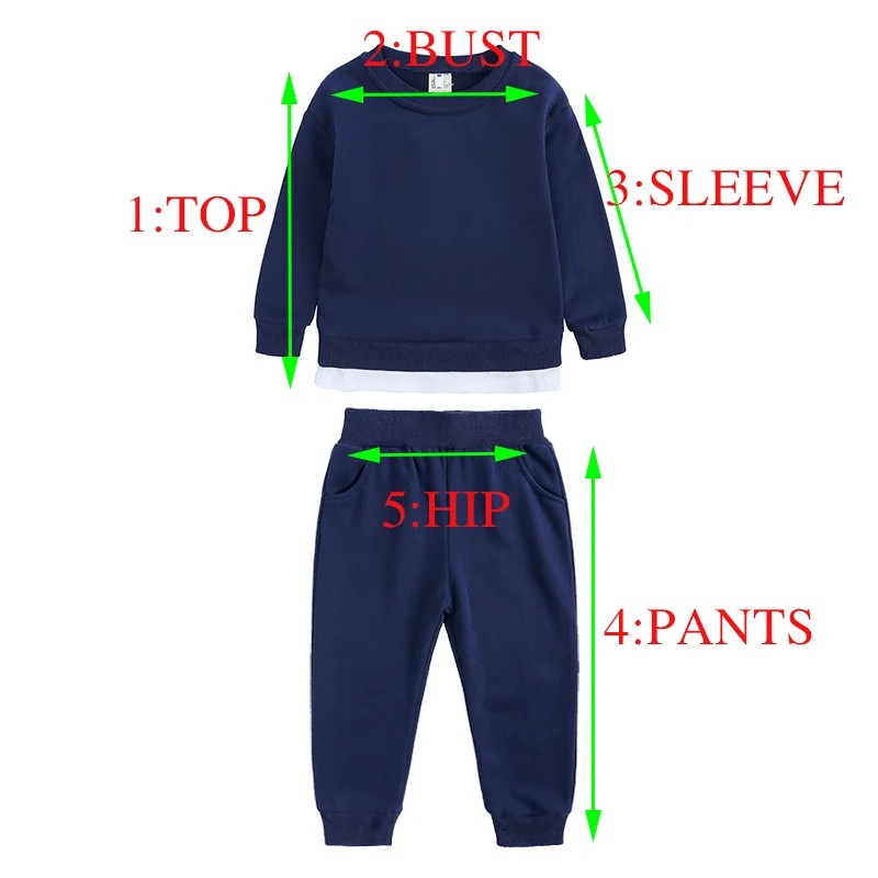 2026 kinder Kleidung Baby Mädchen Junge Outwear Sets Kinder Outfits Sport Sweatshirt Kleinkind 2 Stücke Koreanische Loungewear Pullover Anzüge – Detail 1